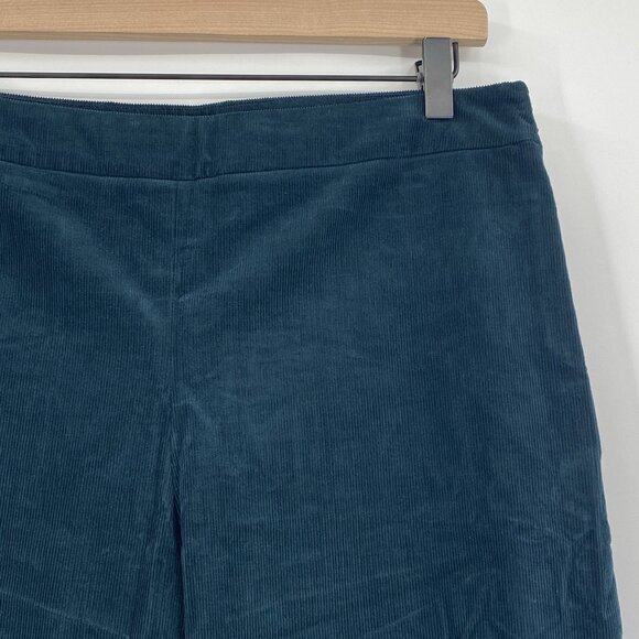 Theory Size 12 Green Poplar High Waist Stretch Oslo Corduroy Skinny Pants - Picture 13 of 15